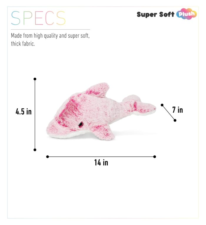 Pink Dolphin - Super Soft Plush - Image 3