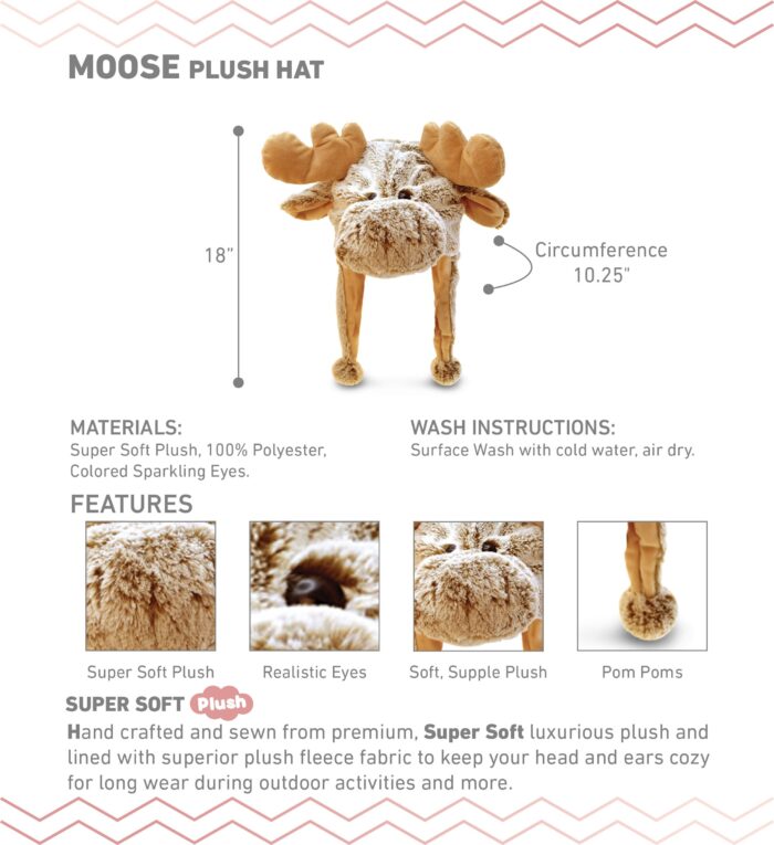 Moose - Super-Soft Plush Hat - Image 2