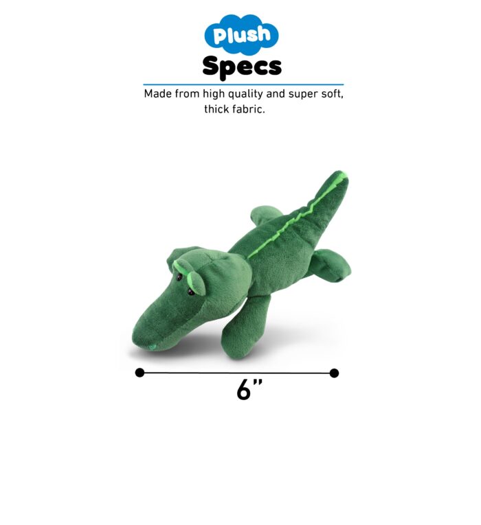 6 Inch Plush - Alligator - Image 3