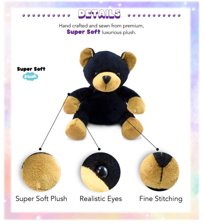 6 Inch Plush - Black Bear - Image 2