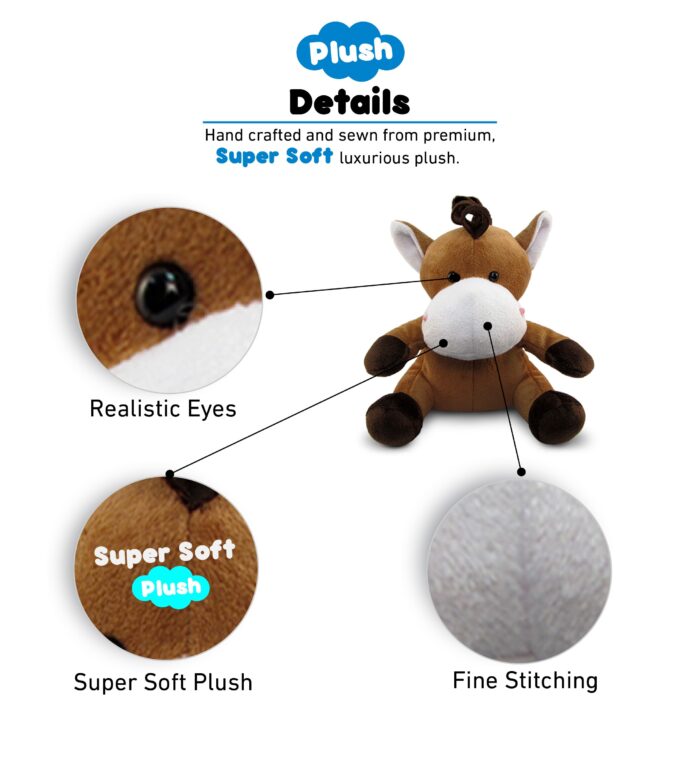 6 Inch Plush - Horse - Image 2