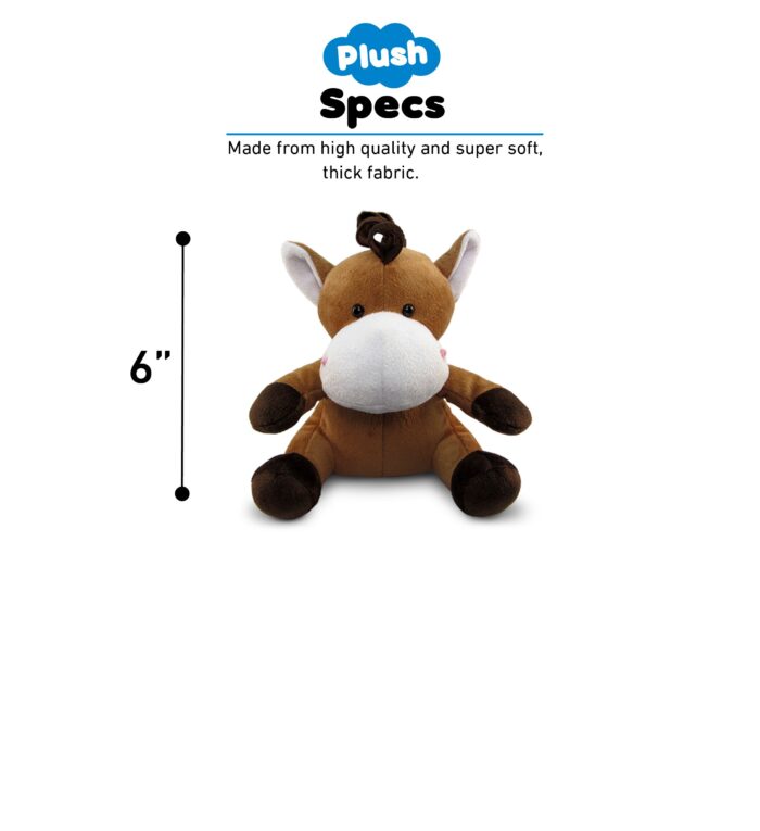 6 Inch Plush - Horse - Image 3