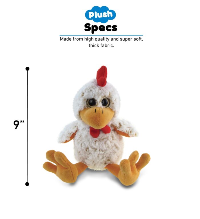 Sitting Rooster - Super-Soft Plush - Image 3