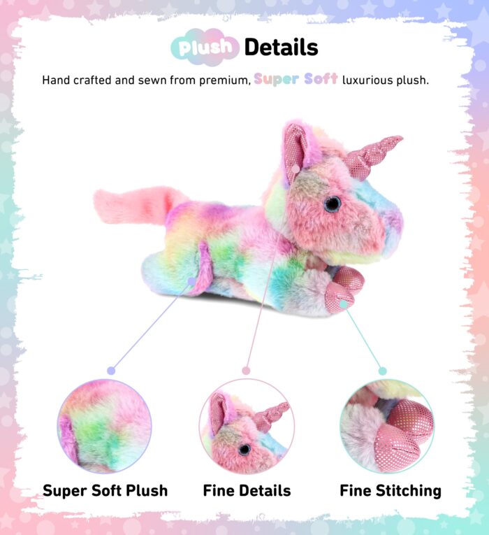 Sunday Rainbow Unicorn - Cotton Candy Plush - Image 2