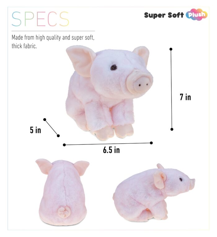 Squat Piggy - Super Soft Plush - Image 3