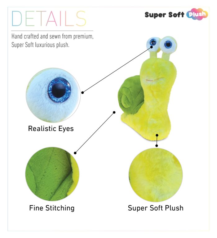 Yellow Snail - Super Soft Plush - Image 2