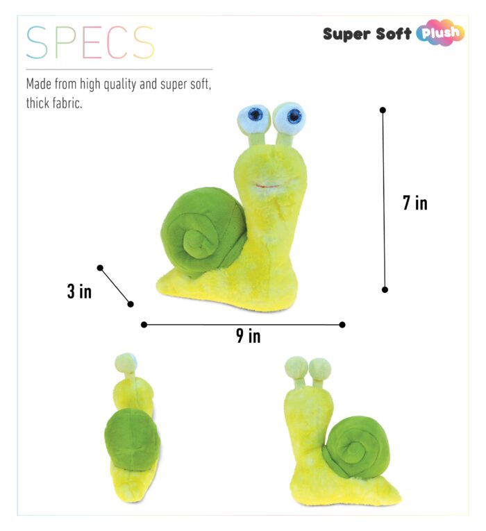 Yellow Snail - Super Soft Plush - Image 3