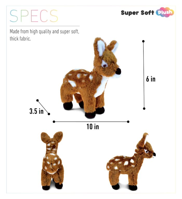 Standing Deer Small - Super Soft Plush - Image 3