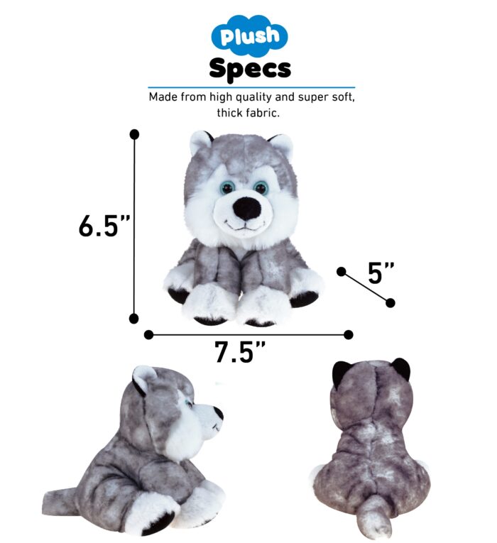 Floppy Husky - Super Soft Plush - Image 3