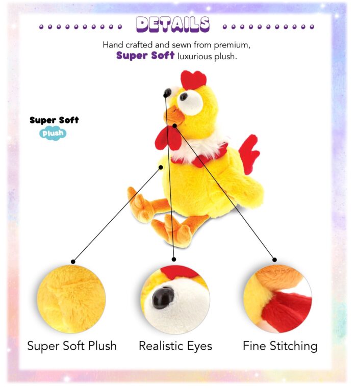 Yellow Rooster - Super Soft Plush - Image 2