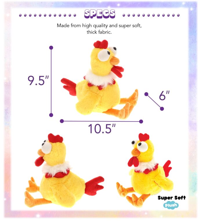 Yellow Rooster - Super Soft Plush - Image 3