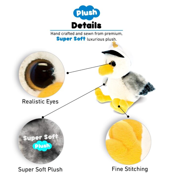 Seagull Sailor - Super Soft Plush - Image 2