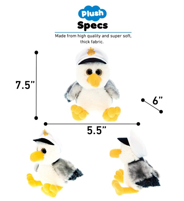 Seagull Sailor - Super Soft Plush - Image 3