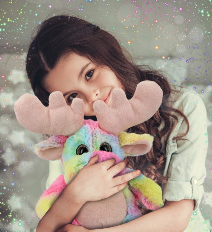 Rainbow Moose 9" - Super-Soft Plush - Image 5
