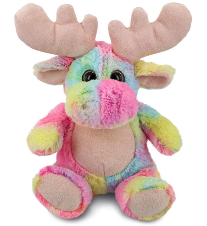 Rainbow Moose 9" - Super-Soft Plush