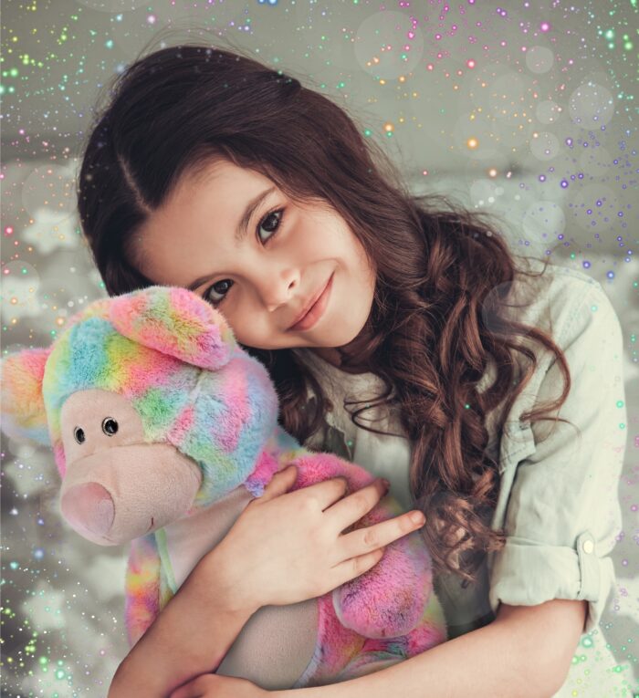 Rainbow Bear Xl 17" - Super-Soft Plush - Image 5