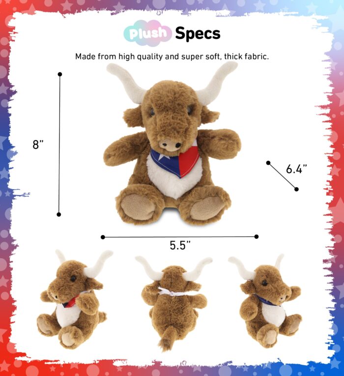 Texas Longhorn - Super Soft Plush - Image 3