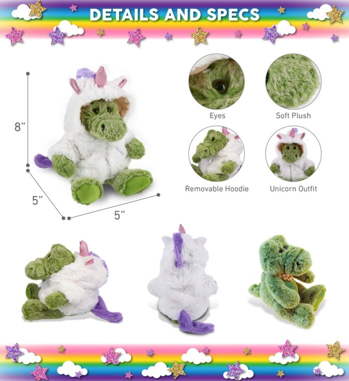 Sitting Alligator - Unicorn Super-Soft Plush - Image 3
