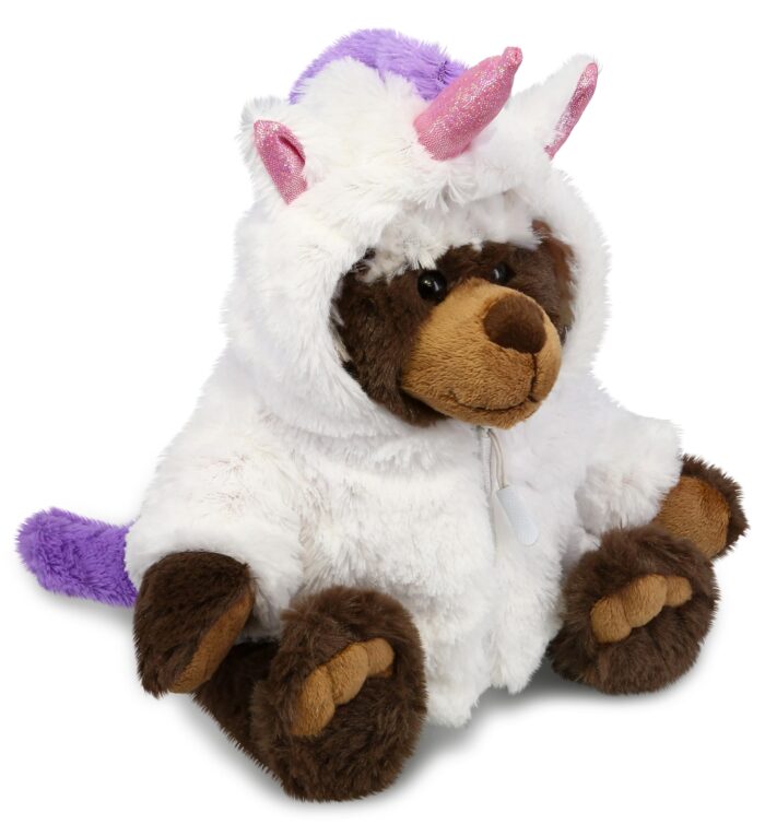 Brown Bear - Unicorn Super Soft Plush With Clothes