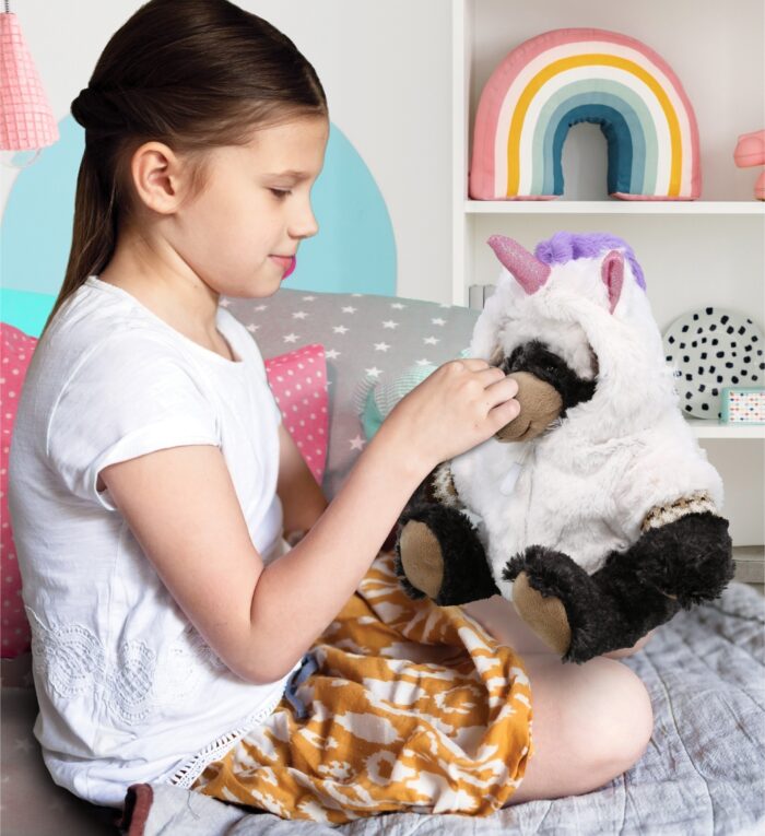Black Bear - Unicorn Super Soft Plush With Clothes - Image 7