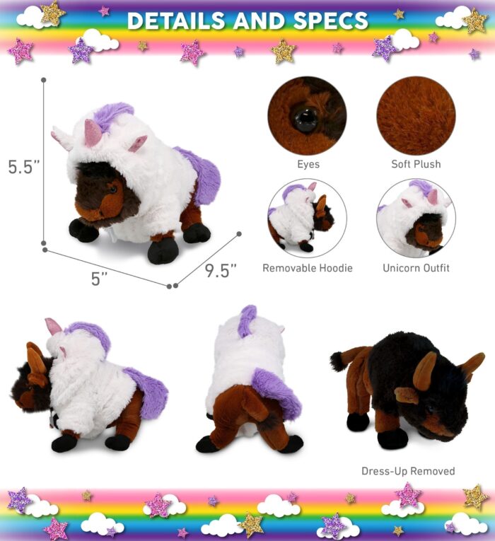 Wild Small Buffalo - Unicorn Super Soft Plush - Image 3