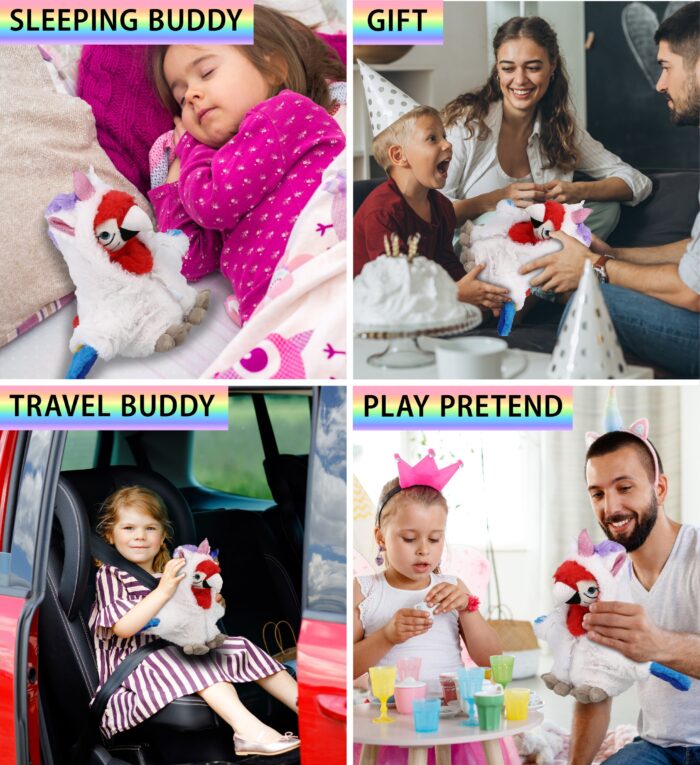Red Parrot - Unicorn Super Soft Plush - Image 4