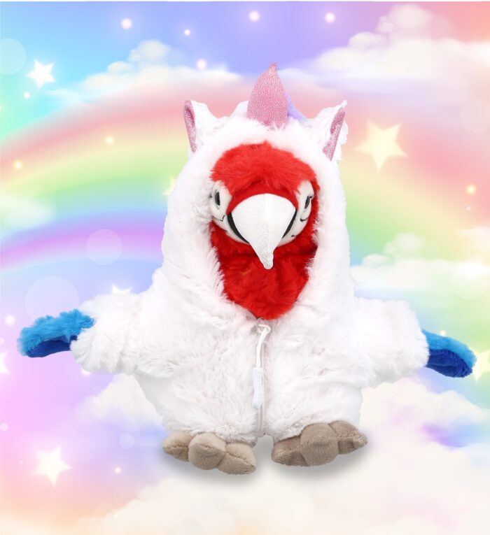 Red Parrot - Unicorn Super Soft Plush - Image 5