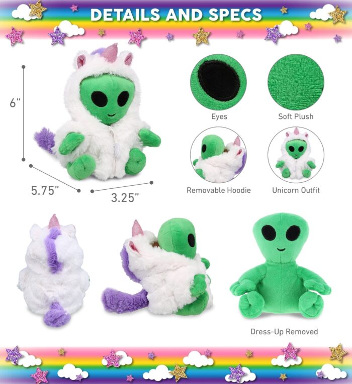 Alien - Unicorn 6" Plush - Image 2