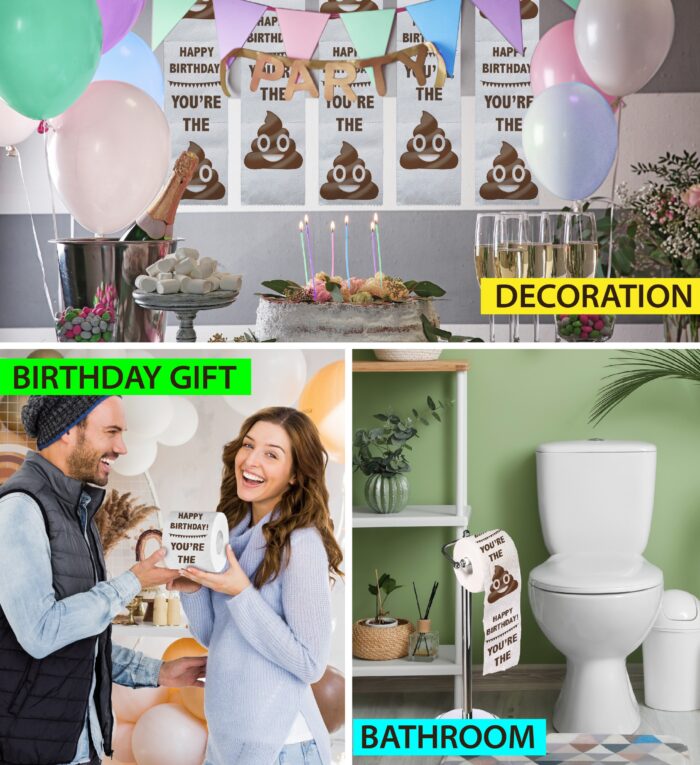 PRINTED TP - HAPPY BIRTHDAY - YOU'RE THE SHIT - Image 5