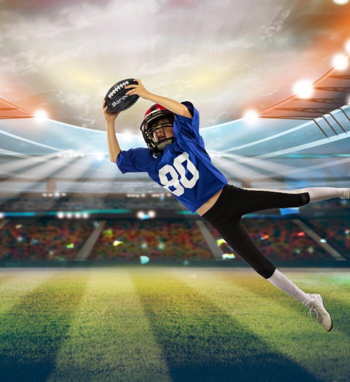 Black Modern Pattern - Size 6 Junior - Football - Image 6