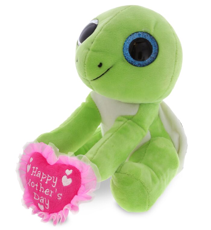 Large Green Sea Turtle – Sparkle Eyes Mother's Day Plush