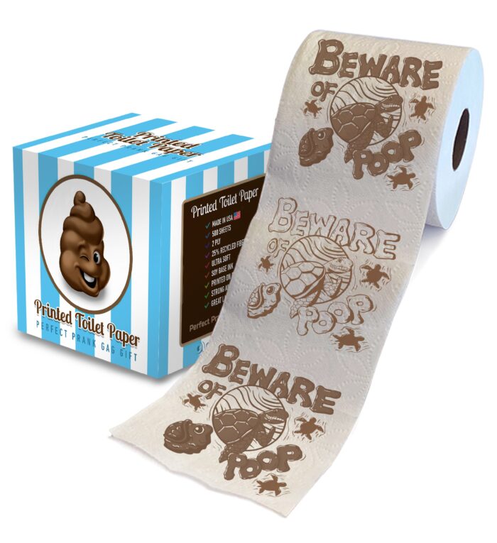 Beware Of Sea Turtle Poop - Printed Tp