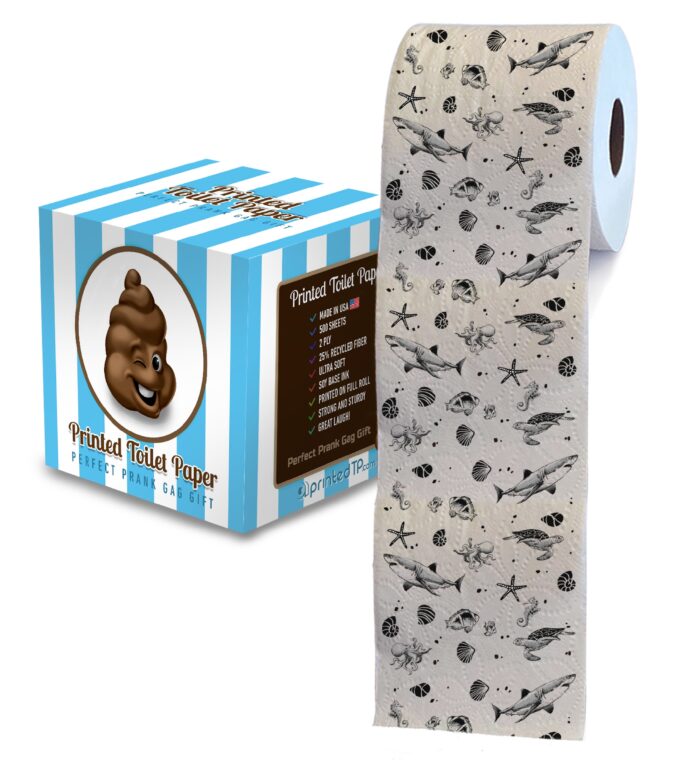 Ocean Life Pattern - Printed Tp