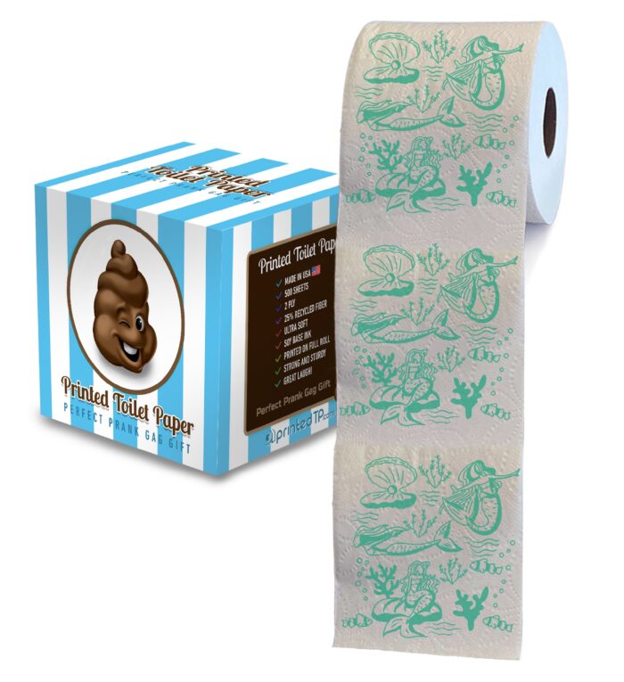 Mermaid Pattern - Printed Tp