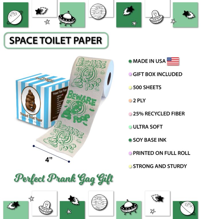 Beware Of Alien Poop - Printed Tp - Image 3