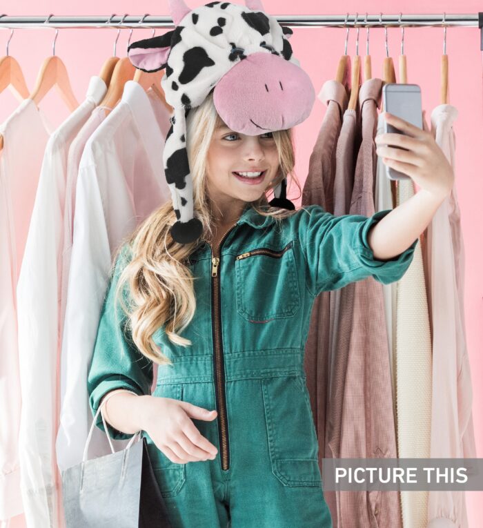 Cow - Super Soft Plush Hat - Image 6