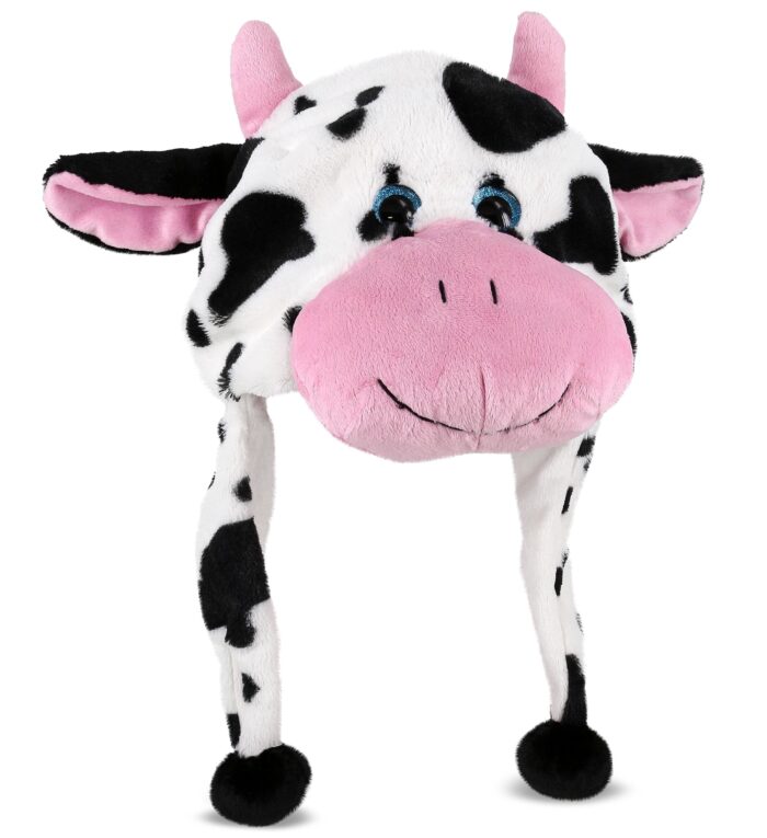 Cow - Super Soft Plush Hat