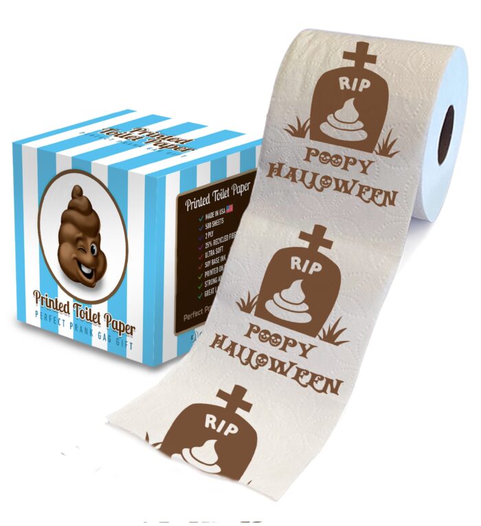 Halloween - Rip Poop - Printed Tp