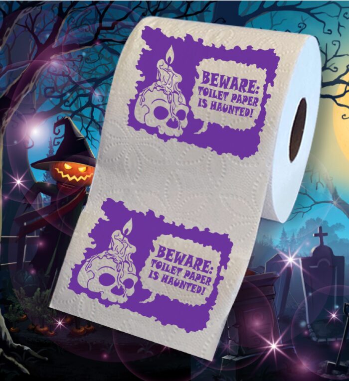 Halloween - Beware: Toilet Paper Is Haunted! - Printed Tp - Image 2