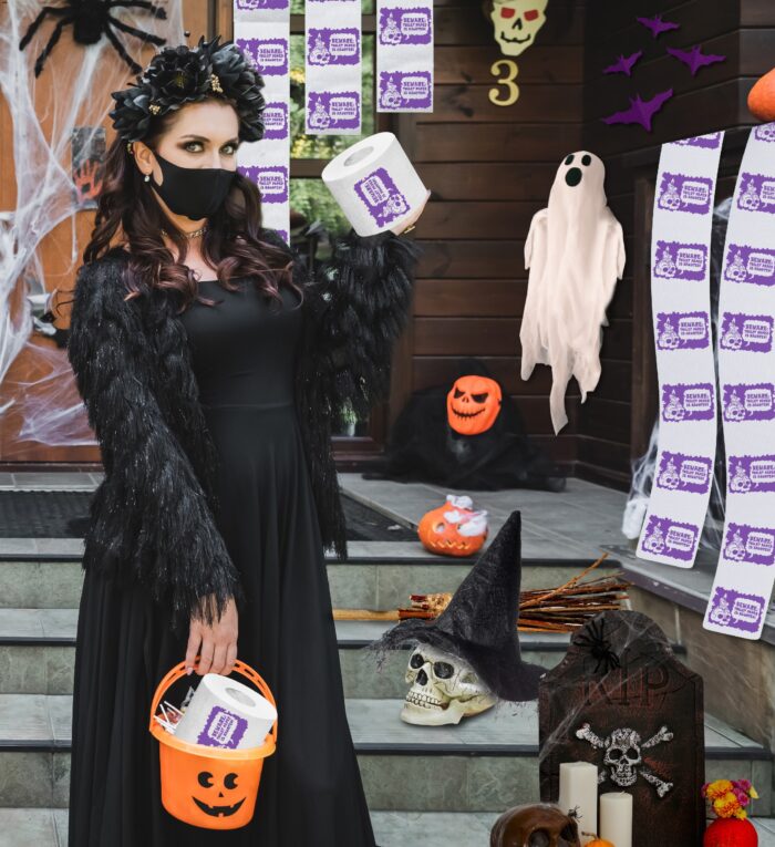 Halloween - Beware: Toilet Paper Is Haunted! - Printed Tp - Image 6