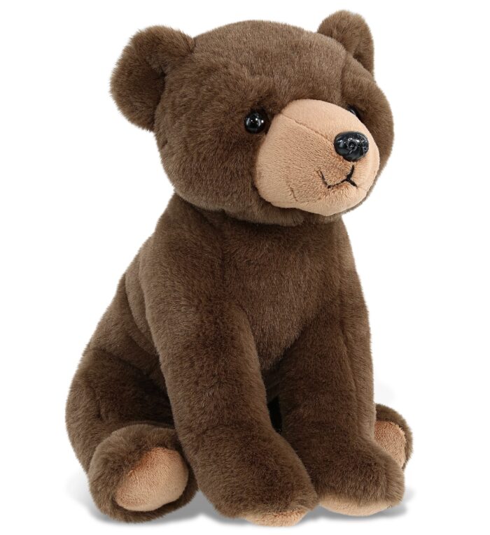Floppy Grizzly Bear 9" - Super-Soft Plush