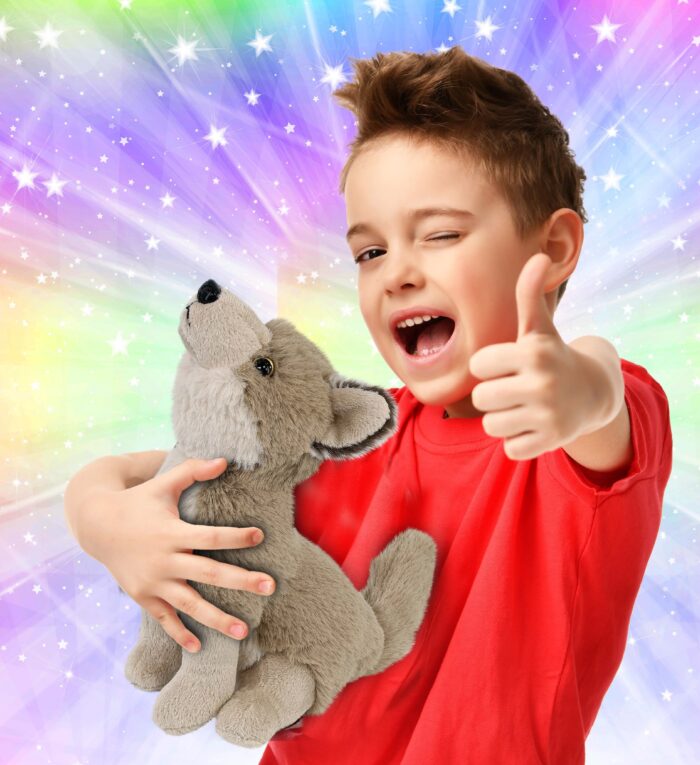 Howling Wolf 10.5" - Super-Soft Plush - Image 2