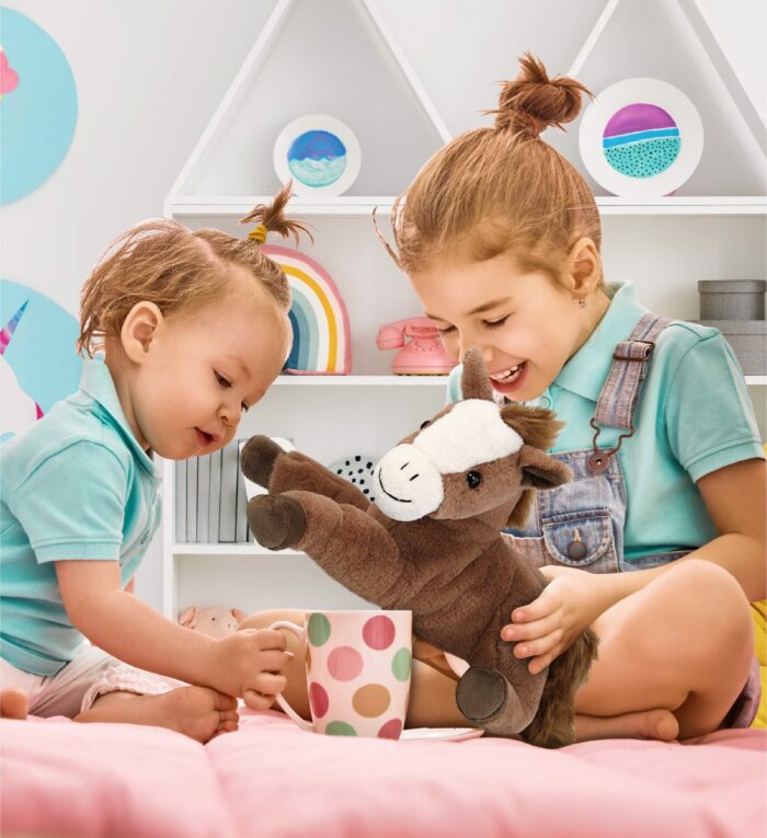Laying Brown Horse 12" - Super-Soft Plush - Image 5