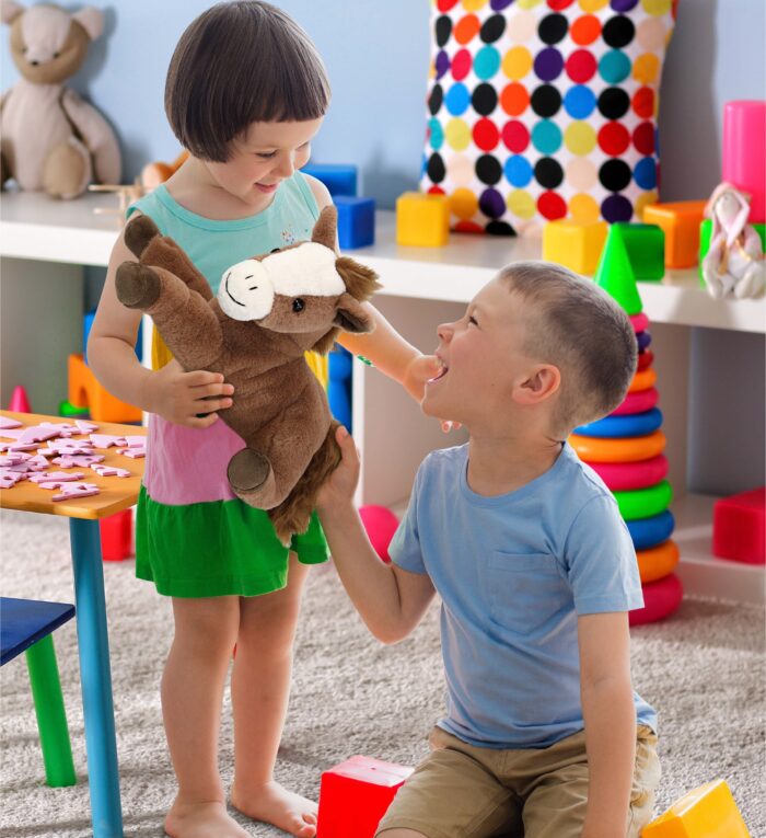 Laying Brown Horse 12" - Super-Soft Plush - Image 6