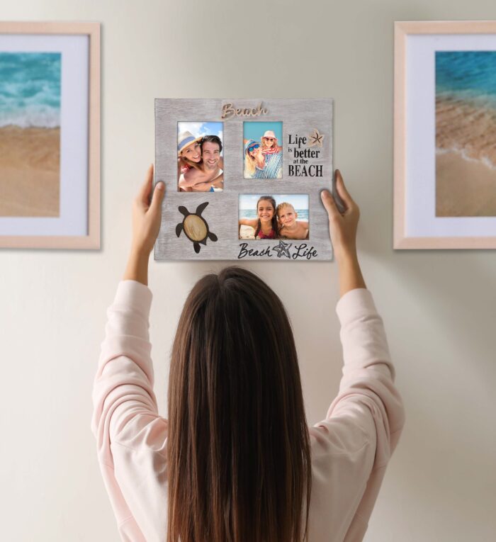 Coastal Sea Turtle Multi Photo Frame - Nautical - Image 6