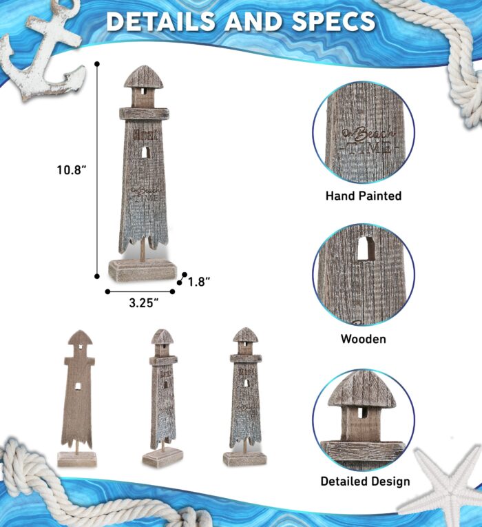 Driftwood Lighthouse - Nautical - Image 2