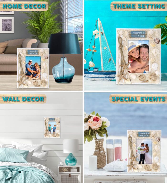 Oceanic Sea Turtle Photo Frame 4X6 - Nautical - Image 3