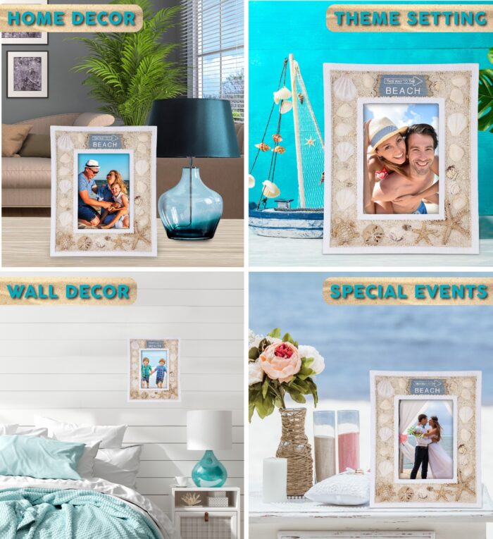 Oceanic Sea Turtle Photo Box Frame 5X7 - Nautical - Image 3
