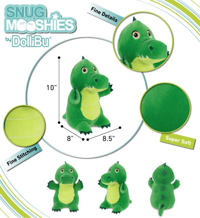 Standing Alligator - Snug-Mooshies Plush - Image 3