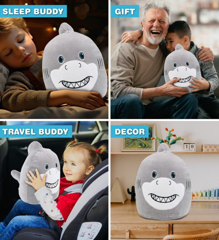 Shark 10" - Snug-Mooshies Plush - Image 4